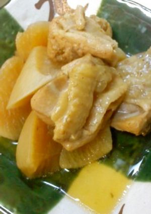 圧力鍋で鶏肉と大根の煮物-レシピのメイン写真
