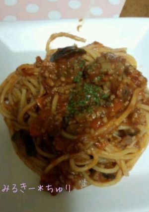 みんな大好き＊ミートソーススパゲティ-レシピのメイン写真