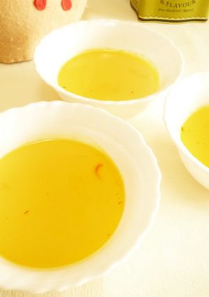 サフラン風味のカスタードプリン-レシピのメイン写真