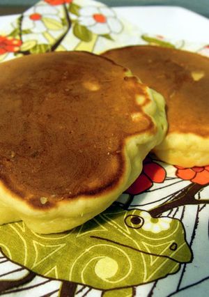 焼き芋リメイク♪もっちもちホットケーキ♡-レシピのメイン写真