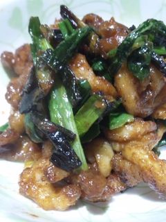 鶏皮とねぎのねぎみそ和え-レシピのメイン写真