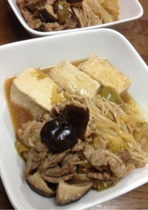 豚☆肉豆腐-レシピのメイン写真