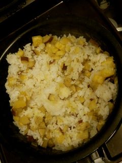 丁度良い塩加減のさつまいもご飯-レシピのメイン写真