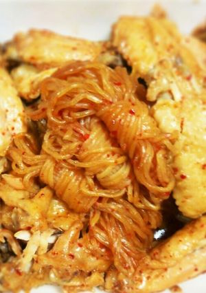 白滝のチキンの韓国風煮物★-レシピのメイン写真