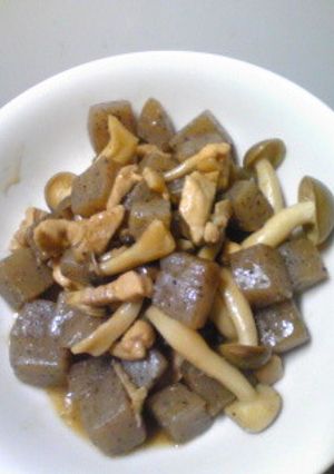 こんにゃく柚子胡椒煮-レシピのメイン写真