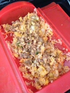 ルクエでパラパラ☆キムチ納豆チャーハン-レシピのメイン写真