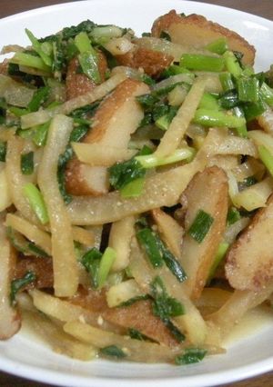 大根とさつま揚げの炒め物-レシピのメイン写真