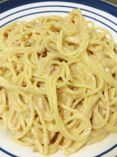 簡単ツナマヨパスタ~カルボナーラ風~-レシピのメイン写真