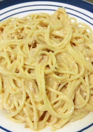 簡単ツナマヨパスタ～カルボナーラ風～-レシピのメイン写真