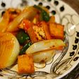 厚揚げと野菜の甘酢あん
