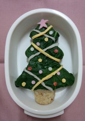 ☆キャラ弁☆クリスマスツリー-レシピのメイン写真