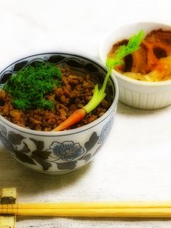 簡単マクロビそぼろごはん♪-レシピのメイン写真
