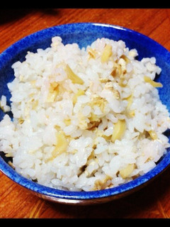 油揚げと生姜のあわ漬煮の混ぜご飯-レシピのメイン写真