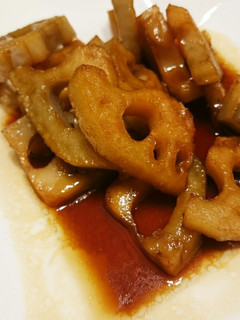 厚切りシャキシャキれんこんのきんぴら-レシピのメイン写真