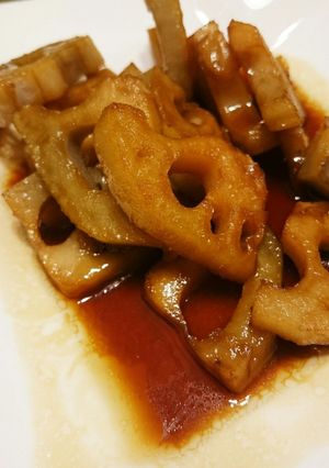 厚切りシャキシャキれんこんのきんぴら-レシピのメイン写真