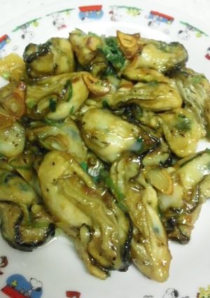 ＊牡蠣のガーリックバター醤油＊-レシピのメイン写真