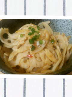 豆板醤で蓮根きんぴら♪-レシピのメイン写真