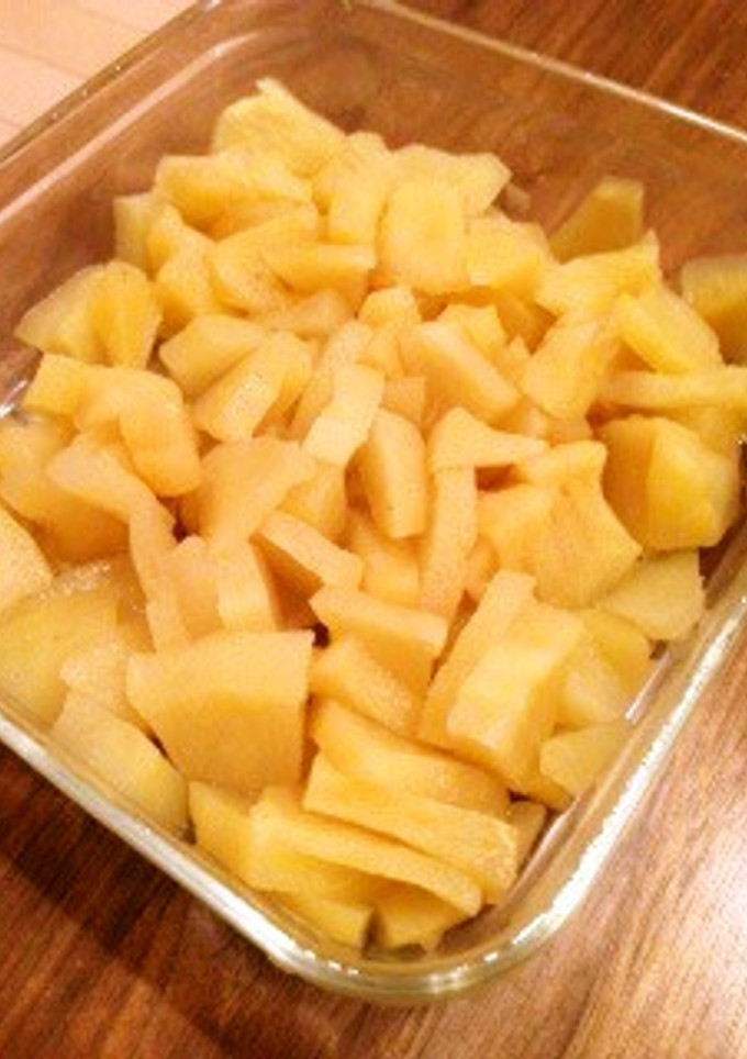 りんごのレンジ煮〜甘さひかえめ〜-レシピのメイン写真