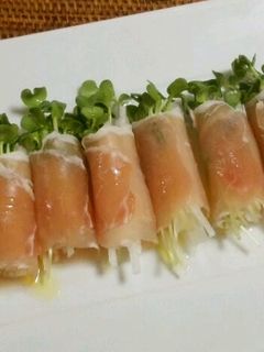 生ハム大根ロール-レシピのメイン写真