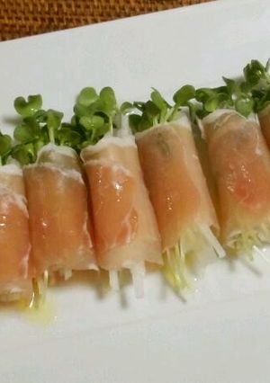 生ハム大根ロール-レシピのメイン写真