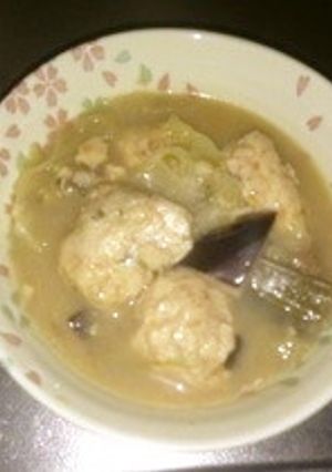 体ポカポカ鶏胸ミンチのミルクスープ-レシピのメイン写真