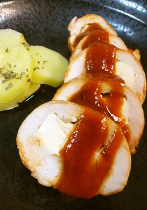 お弁当に☆クリームチーズチキンチャップ♪-レシピのメイン写真