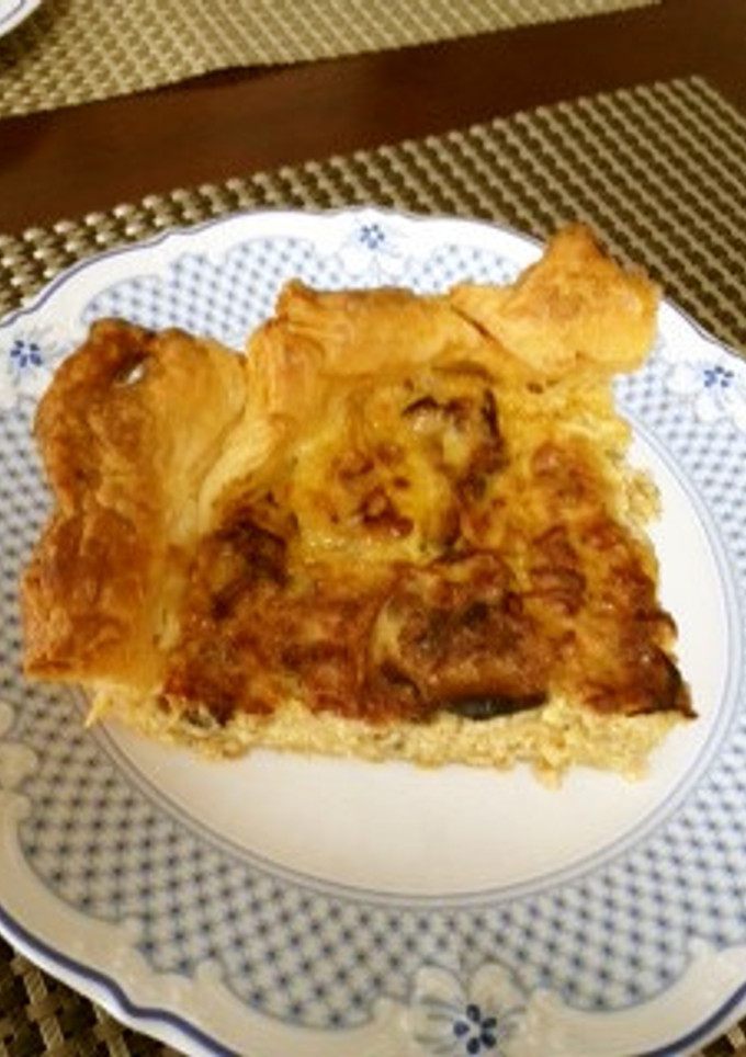ごぼうとしいたけと鶏挽肉の和風キッシュ-レシピのメイン写真
