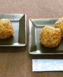 Ｗごまで作る　簡単ごま揚げ団子