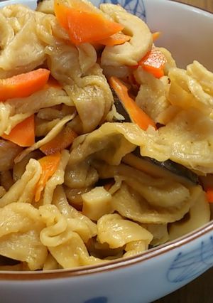 切干大根の煮物だワン-レシピのメイン写真
