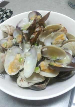 あさりの酒蒸し-レシピのメイン写真