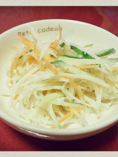 簡単♪大根サラダ♪ゴマ風味。-レシピのメイン写真