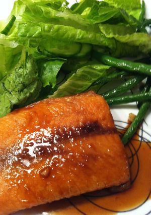 照り焼きサーモン-レシピのメイン写真