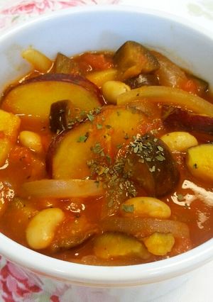 いも豆かぼちゃ♪ほっこり優しいトマト煮-レシピのメイン写真