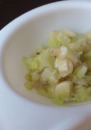 離乳食☆きゃべつとバナナのサラダ-レシピのメイン写真