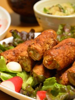 ジューシー*ネギの豚肉巻き(エリンギ可)-レシピのメイン写真