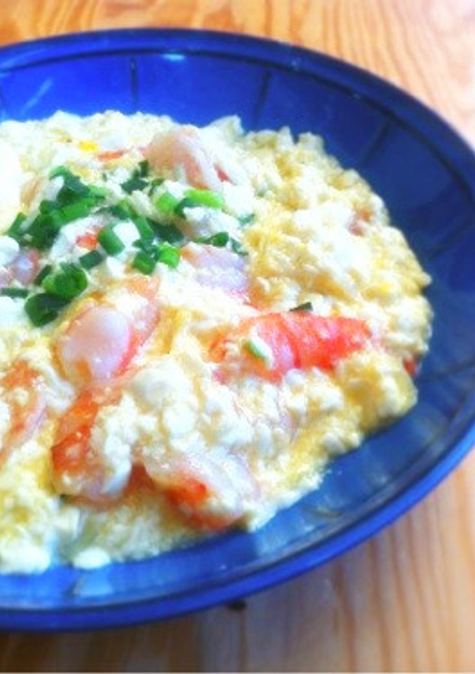 海老と豆腐のふわふわ卵とじ-レシピのメイン写真