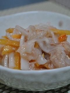 大根とツナの梅肉和え-レシピのメイン写真