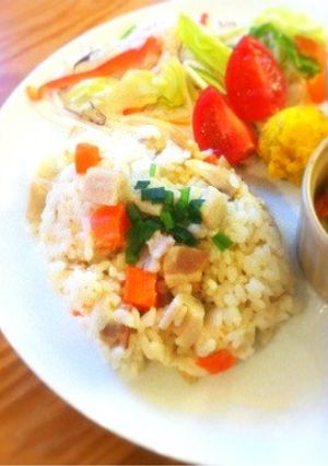 ほくほく蓮根の炊き込みピラフ-レシピのメイン写真