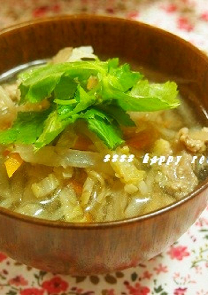 千切り根菜と豚肉の香り椀-レシピのメイン写真