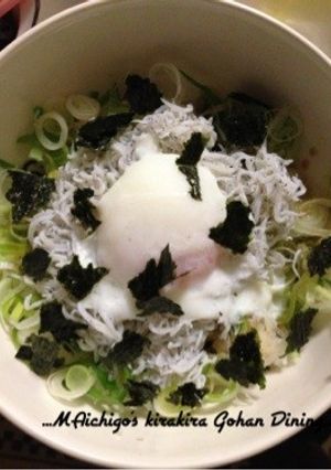 お夜食に☆あっという間のしらす丼♪-レシピのメイン写真