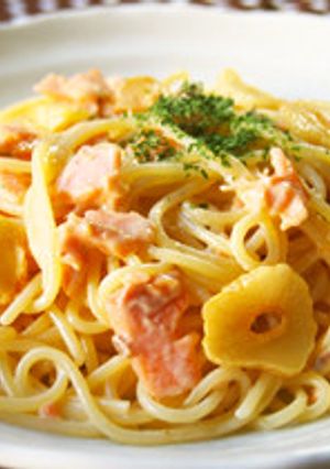 鮭のクリームパスタ-レシピのメイン写真