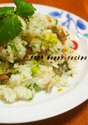 かますと春菊のチャーハン-レシピのメイン写真