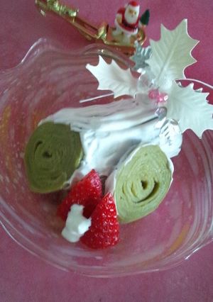 フライパンで簡単クリスマスケーキ-レシピのメイン写真