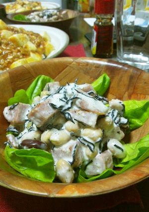 鉄分&ビタミン&Ca!!お豆のサラダ-レシピのメイン写真