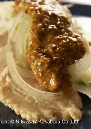 ゆで鶏とアボカドのハニーマスタード添え-レシピのメイン写真