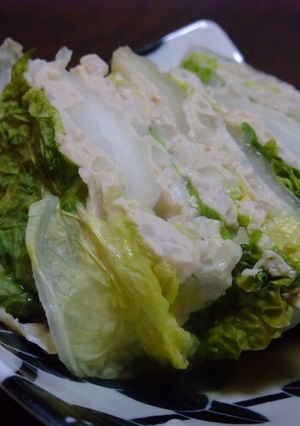 鶏挽肉の白菜ミルフィーユ-レシピのメイン写真