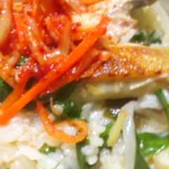 รูปของ 野菜たっぷり手羽先のクッパ