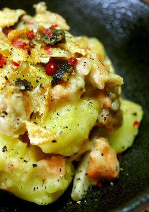 マヨが決め手☆鮭ポテトのほろほろミルク煮-レシピのメイン写真