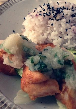 揚げない唐揚げのおろしソースがけ-レシピのメイン写真