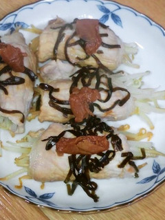 もやしの肉巻きwith塩昆布♪♪-レシピのメイン写真
